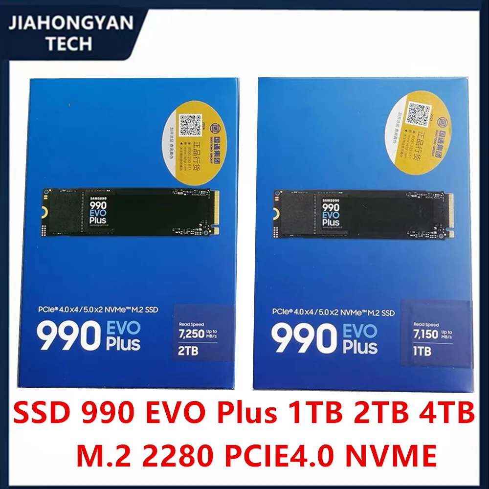 Original Neue SSD Für Samsung 990 EVO Plus 1T 2T 4T M.2 2280 NVMe PCIE 4,0 PS5 desktop laptop solid-state-laufwerk Image