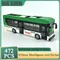 Moc Mattoni da costruzione City Bus Modello Tecnologia Modello di veicolo urbano modulare Blocchi di assemblaggio Regalo di compleanno Giocattoli Set di vacanze fai-da-te