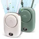 Ventilatore da collo portatile Mini ventilatore da vita Ventilatore da collo portatile ricaricabile USB Ventilatore con clip in vita senza lama per viaggi in campeggio all'aperto