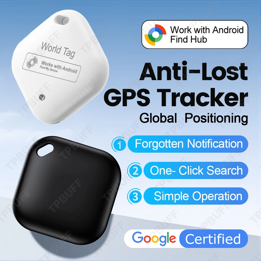 Android Tracker Tag Google GPS Tracker Android GPS Tracker Gepäck Sicherheitsalarm Anti-Verlust-Alarm Tragbarer GPS-Tracker Image