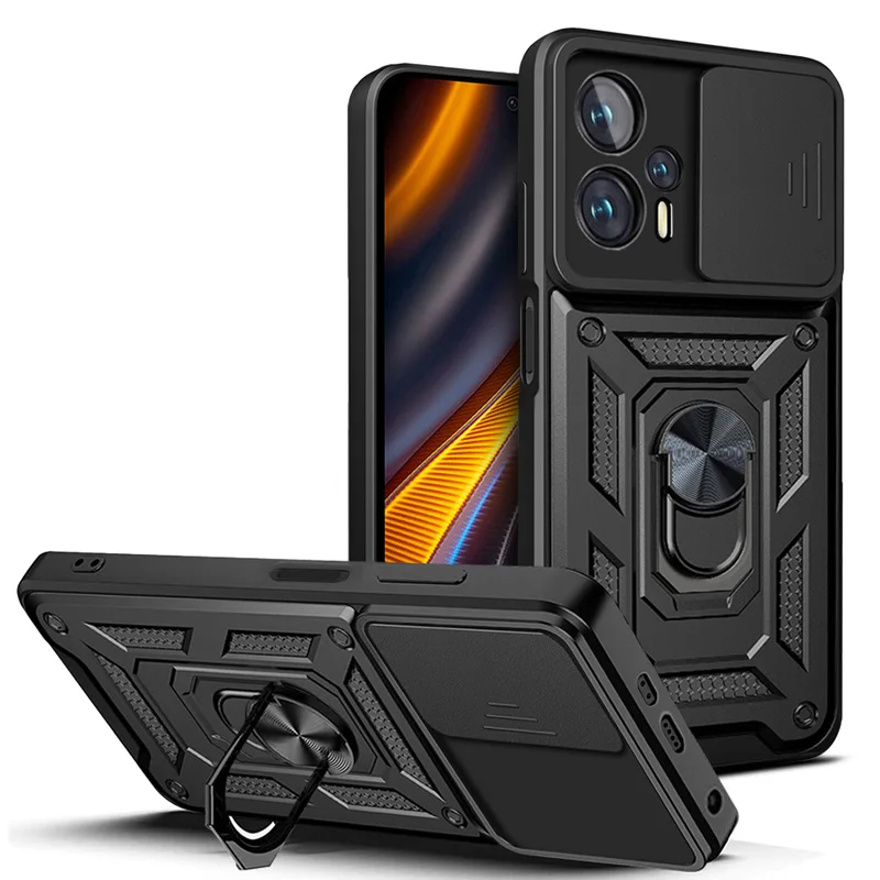 Custodia antiurto per Xiaomi Poco F3 F4 GT F5 Protezione dell'obiettivo della fotocamera Fundas per Xiaomi Mi Poco X5 X4 X3 Pro NFC GT M3 M4 Pro