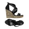 Marc Cain Damen Sandale, Gr. 40, schwarz, kein Etikett