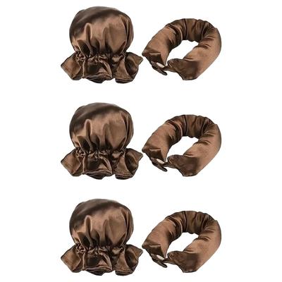 SOHO Heatless Flexi Rod Buns Braun Image