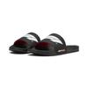 Sneaker PUMA "Formula 1 Leadcat 2.0 Logo Slides Erwachsene", Gr. 44.5, schwarz-weiß (schwarz, weiß), Obermaterial: Synthetik; Futter: Textil; Innensohle: Synthetik; Laufsohle: Synthetik, Schuhe