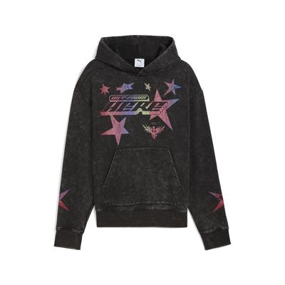 Hoodie PUMA "LaMelo Star Vision Hoodie Herren", Herren, Gr. XL, schwarz, Obermaterial: 34% Polyester, 66% Baumwolle; Rippe: 97% Baumwolle, 3% Elasthan, relaxed fit, Rundhals, Langarm, Sweatshirts Image