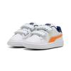 Sneaker PUMA "SMASH 3.0 PLAYDATE V INF", Gr. 26, puma weiß, orange glo, Synthetik, sportlich, Schuhe