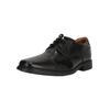 Schnürschuh CLARKS "Tilden", Herren, Gr. 48, schwarz, Leder, elegant, Schuhe, im klassischen Design