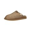 Hausschuh SHEPHERD "Shepherd Hausschuhe Leder", Herren, Gr. 44, grau, Leder, casual, Schuhe