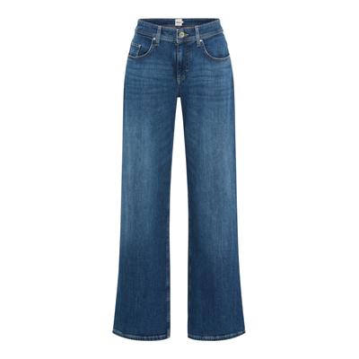5-Pocket-Jeans BRAX "Style MORGAN", Damen, Gr. 48K (24), Kurzgrößen, blau, 97% Baumwolle, 3% Elasthan, Jeans Image