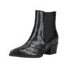 Bikerboots NERO GIARDINI "Nero Giardini Stiefelette Leder/Textil", Damen, Gr. 37, schwarz, Leder, Textil, casual, Schuhe