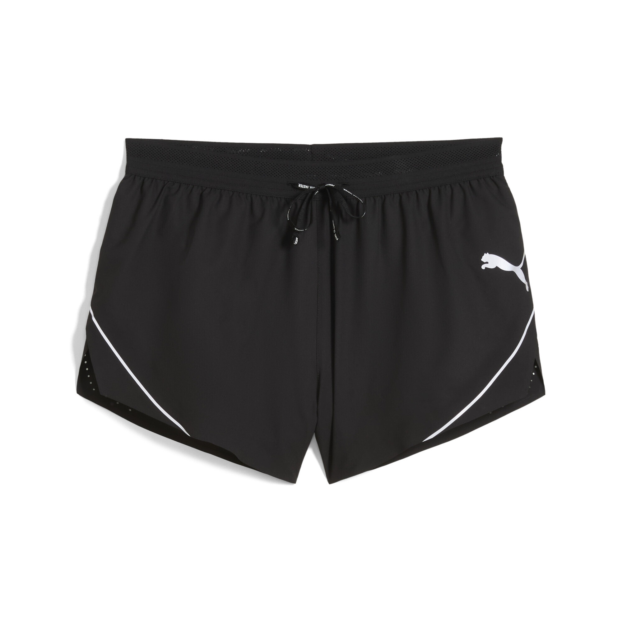 Laufshorts PUMA "RACEDAY ULTRAWEAVE 3" Split Shorts Herren", Herren, Gr. XL, Normalgrößen, schwarz, Obermaterial: 100% Polyester; Innenhose: 100% Polyester; Unterer Bund: 11% Elasthan, 89% Polyester, unifarben, regular fit, Hosen Image