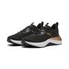 Laufschuh PUMA "Softride Sera Laufschuhe Damen", Gr. 37, schwarz (schwarz gold), Obermaterial: Synthetik, Textil, Kuhleder; Futter: Textil; Innensohle: Textil; Laufsohle: Gummi, Synthetik, Schuhe