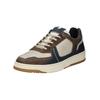 Sneaker BULLBOXER "Bullboxer Sneaker Leder", Herren, Gr. 42, braun (grau, braun), Leder, casual, Schuhe