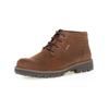 Schnürstiefel PIUS GABOR "Pius Gabor Stiefelette Leder", Herren, Gr. 42, braun, Leder, casual, Schuhe