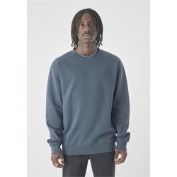 Sweatshirt CLEPTOMANICX "Crewneck Ligull Classic", Herren, Gr. M, grün, 100% Baumwolle, unifarben, normal, Rundhals, Langarm, Sweatshirts, mit lockerem Schnitt