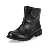 Stiefelette FELMINI "Felmini Stiefelette Leder", Damen, Gr. 39, schwarz, Leder, casual, Schuhe