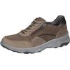 Sneaker WALDLÄUFER "H-MAX", Herren, Gr. 12,5 (48), taupe, sand, schwarz, Nubukleder, sportlich, Schuhe, Bequemschuh, Halbschuh, Schnürschuh in Komfortweite H = sehr weit, Topseller