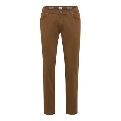 5-Pocket-Hose BRAX "Style CHUCK", Herren, Gr. 38, Länge 34, braun (nougat), 80% Baumwolle, 17% Lyocell, 3% Elasthan, Hosen Image