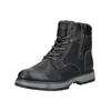 Schnürstiefelette TOM TAILOR "Tom Tailor Stiefelette Lederimitat/Textil", Herren, Gr. 45, schwarz, Lederimitat, Textil, casual, Schuhe