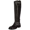 Overkneestiefel FELMINI "Felmini Stiefel Leder", Damen, Gr. 38, schwarz, Leder, casual, Schuhe