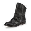 Stiefelette FELMINI "Felmini Stiefelette Leder", Damen, Gr. 39, schwarz, Leder, casual, Schuhe