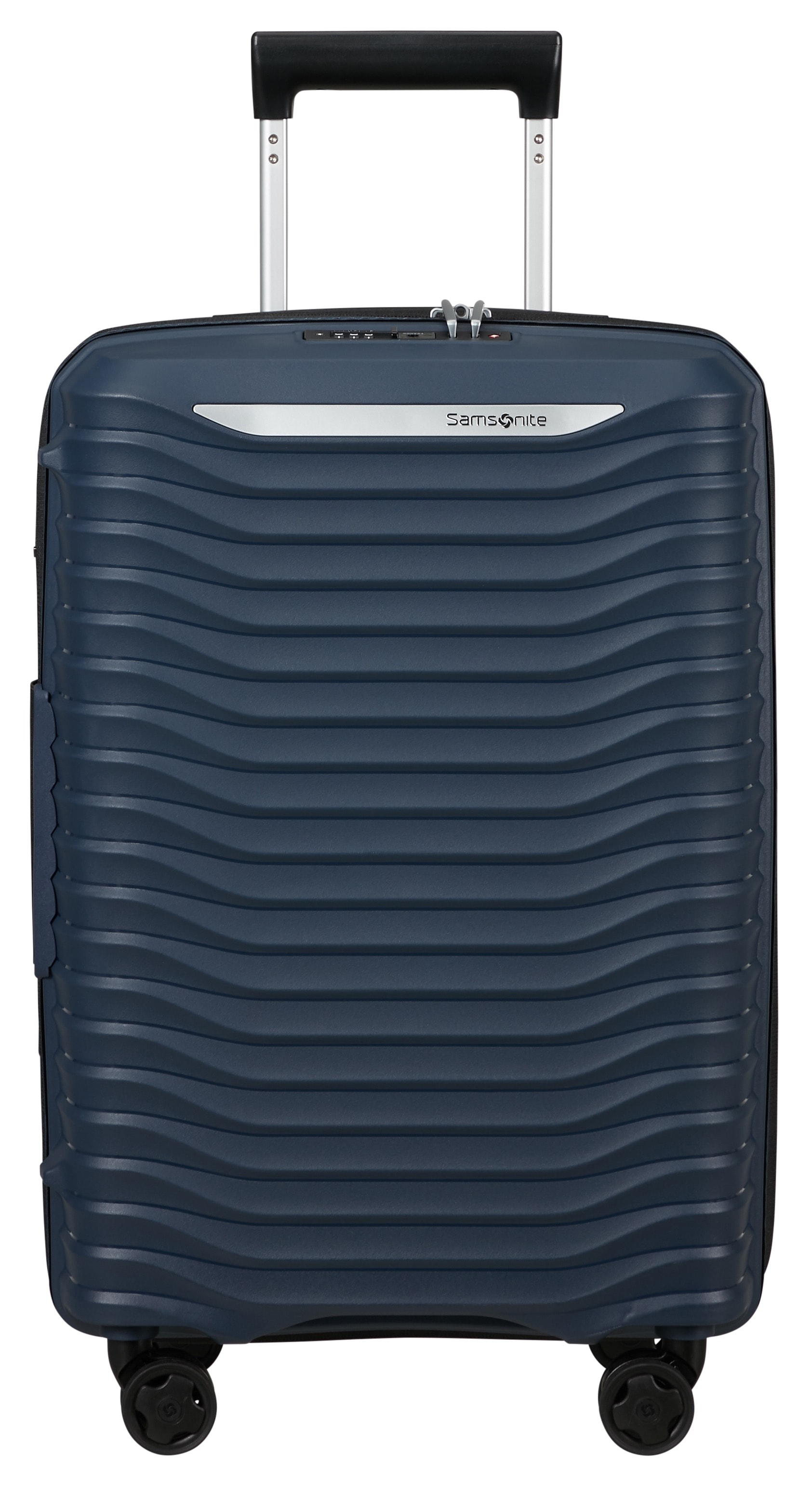 Hartschalen-Trolley SAMSONITE "UPSCAPE, verschiedene Größen und Farben", Gr. B/H/T: 35 x 55 x 25 39, blau (blau nights), Polypropylen, Koffer, Handgepäck-Koffer TSA-Zahlenschloss Volumenerweiterung Image