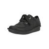 Schnürschuh CLARKS "Funny Dream", Damen, Gr. 40, schwarz, Leder, modisch, Schuhe, in stilvoller vintage-inspirierter Optik