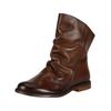 Stiefelette FELMINI "Felmini Stiefelette Leder", Damen, Gr. 39, braun (dunkelbraun), Leder, casual, Schuhe