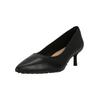 Pumps CLARKS "Adela Court", Damen, Gr. 41, schwarz, Leder, elegant, Schuhe, mit Komfort-Fußbett und vielseitig-elegantem Look
