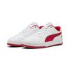 Sneaker PUMA "Scuderia Ferrari Caven 2.0 Sneakers Erwachsene", Gr. 45, weiß (weiß rosso corsa rot), Obermaterial: Kuhleder, Synthetik, Textil; Futter: Textil; Innensohle: Textil; Laufsohle: Gummi, Schuhe