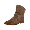 Stiefelette FELMINI "Felmini Stiefelette Veloursleder", Damen, Gr. 39, braun (camel), Veloursleder, casual, Schuhe