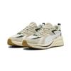 Sneaker PUMA "Hypnotic Sneakers Erwachsene", Gr. 43, alpine snow weiß honey butter braun, Obermaterial:, Leder; Futter: Textil; Innensohle: Textil; Laufsohle: Gummi, Schuhe