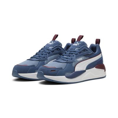 Sneaker PUMA "X-Ray 3 SD Sneakers Erwachsene", Gr. 47, cool blau weiß schwarz indigo, Obermaterial: Textil, Synthetik, Kuhleder; Futter: Textil; Innensohle: Textil; Laufsohle: Gummi, Schuhe