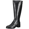 Stiefel NERO GIARDINI "Nero Giardini Stiefel Leder/Textil", Damen, Gr. 39, schwarz, Leder, Textil, casual, Schuhe