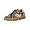 Sneaker GABOR COMFORT "Gabor Comfort Sneaker Leder", Damen, Gr. 39, schwarz (braun, schwarz), Leder, casual, Schuhe