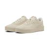 Sneaker PUMA "Carina 3.0 Suede Sneakers Damen", Gr. 40.5, weiß (alpine snow gold weiß), Obermaterial: Leder; Futter: Textil; Innensohle: Textil; Laufsohle: Gummi, Schuhe