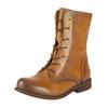 Schnürstiefelette FELMINI "Felmini Stiefelette Leder", Damen, Gr. 41, braun (mittelbraun), Leder, casual, Schuhe