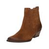 Bikerboots PAUL GREEN "Paul Green Stiefelette Veloursleder", Damen, Gr. 40, braun (toffee), Veloursleder, casual, Schuhe
