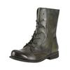 Schnürstiefelette FELMINI "Felmini Stiefelette Leder", Damen, Gr. 41, grün, Leder, casual, Schuhe