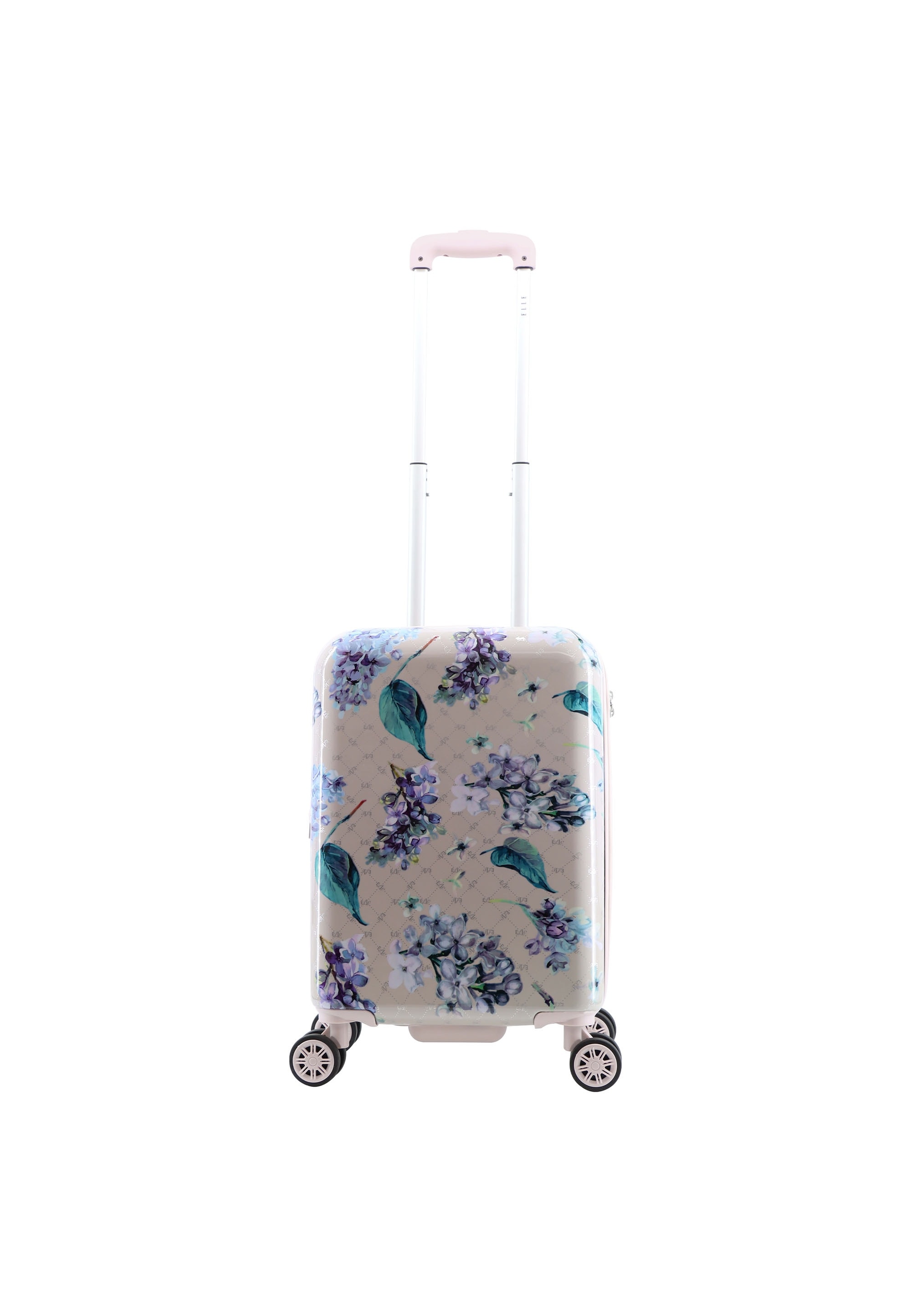 Koffer ELLE "Floret", Gr. B/H/T: 35 x 55 x 25, lila (flieder), mehrfarbig, Koffer, aus ABS- und PC-Materialien Image