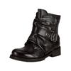 Stiefelette FELMINI "Felmini Stiefelette Leder", Damen, Gr. 40, schwarz, Leder, casual, Schuhe