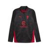 T-Shirt PUMA "AC Milan 25/26 Trainingstop Herren", Herren, Gr. XS, rot (schwarz for all time rot), Obermaterial: 100% Polyester; Einsatz: 100% Polyester, bedruckt, slim fit, Rundhals, Langarm, Shirts