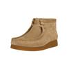 Sneaker CLARKS "WallabeeEVO", Herren, Gr. 41,5, beige, casual, Schuhe, aus hochwertigem Wildleder