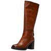 Stiefel FELMINI "Felmini Stiefel Leder", Damen, Gr. 37, braun (mittelbraun), Leder, casual, Schuhe