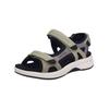 Riemchensandale JOSEF SEIBEL "Josef Seibel Sandalen Nubukleder", Damen, Gr. 38, grün, Nubukleder, casual, Schuhe
