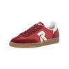 Sneaker RIEKER "Rieker Sneaker Glattleder", Damen, Gr. 40, rot, Glattleder, casual, Schuhe