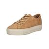 Sneaker PAUL GREEN "Paul Green Sneaker Nubukleder", Damen, Gr. 37,5, braun (mittelbraun), Nubukleder, casual, Schuhe