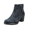 Stiefelette GABOR COMFORT "Gabor Comfort Stiefelette Veloursleder", Damen, Gr. 40,5, blau (dunkelblau), Veloursleder, casual, Schuhe