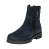 Stiefelette GABOR COMFORT "Gabor Comfort Stiefelette Veloursleder", Damen, Gr. 39, blau (dunkelblau), Veloursleder, casual, Schuhe