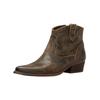 Bikerboots FELMINI "Felmini Stiefelette Leder", Damen, Gr. 40, grau, Leder, casual, Schuhe